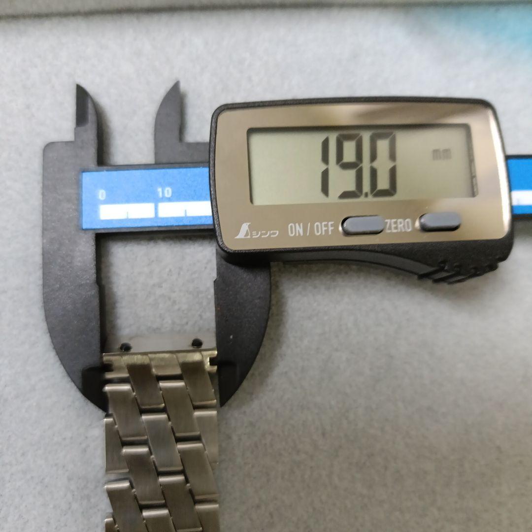 mii　コンキスタドール8005サイズ　腕時計 ベルト 純正 19mm