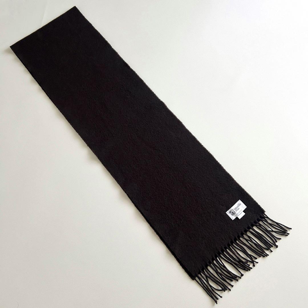 高級✨Johnstons of Elgin ラムズウール マフラー ブラウン