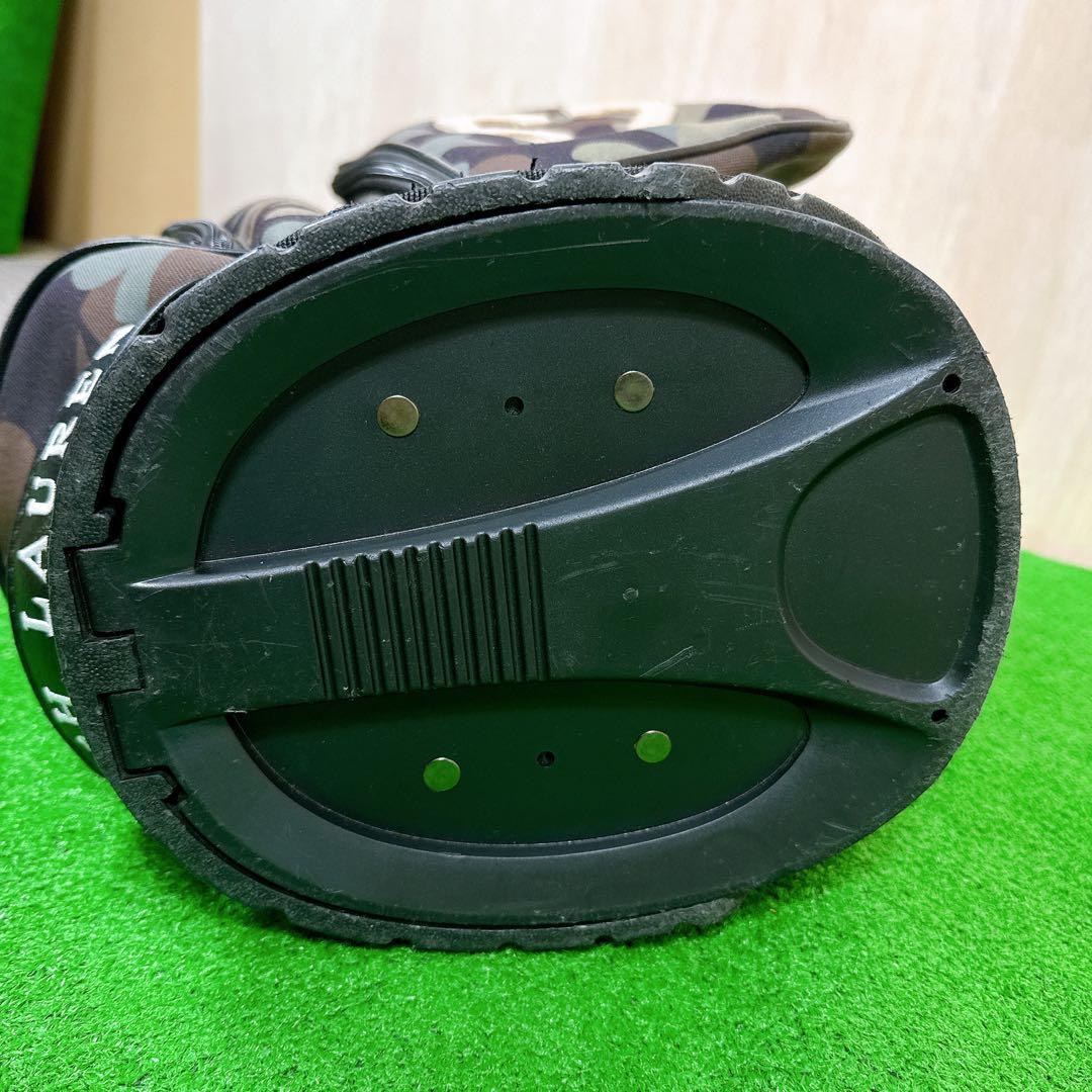 ラルフローレン RLX 迷彩柄 キャディバッグ スタンド式 ヘッドカバー付き