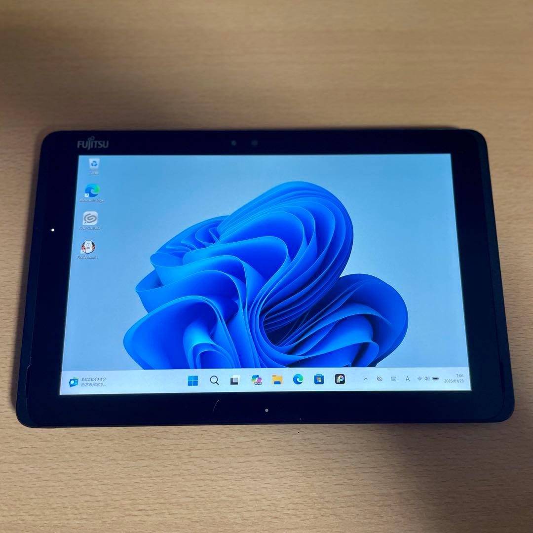 ◆富士通 ワコム 新しめ 筆圧対応 お絵描きタブレット 128GB