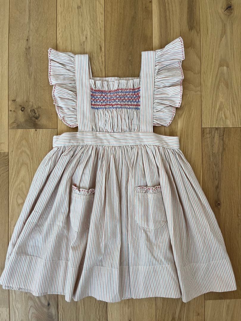 ワンピース Apolina Bessie Pinafore Cazan Stripe 5-7