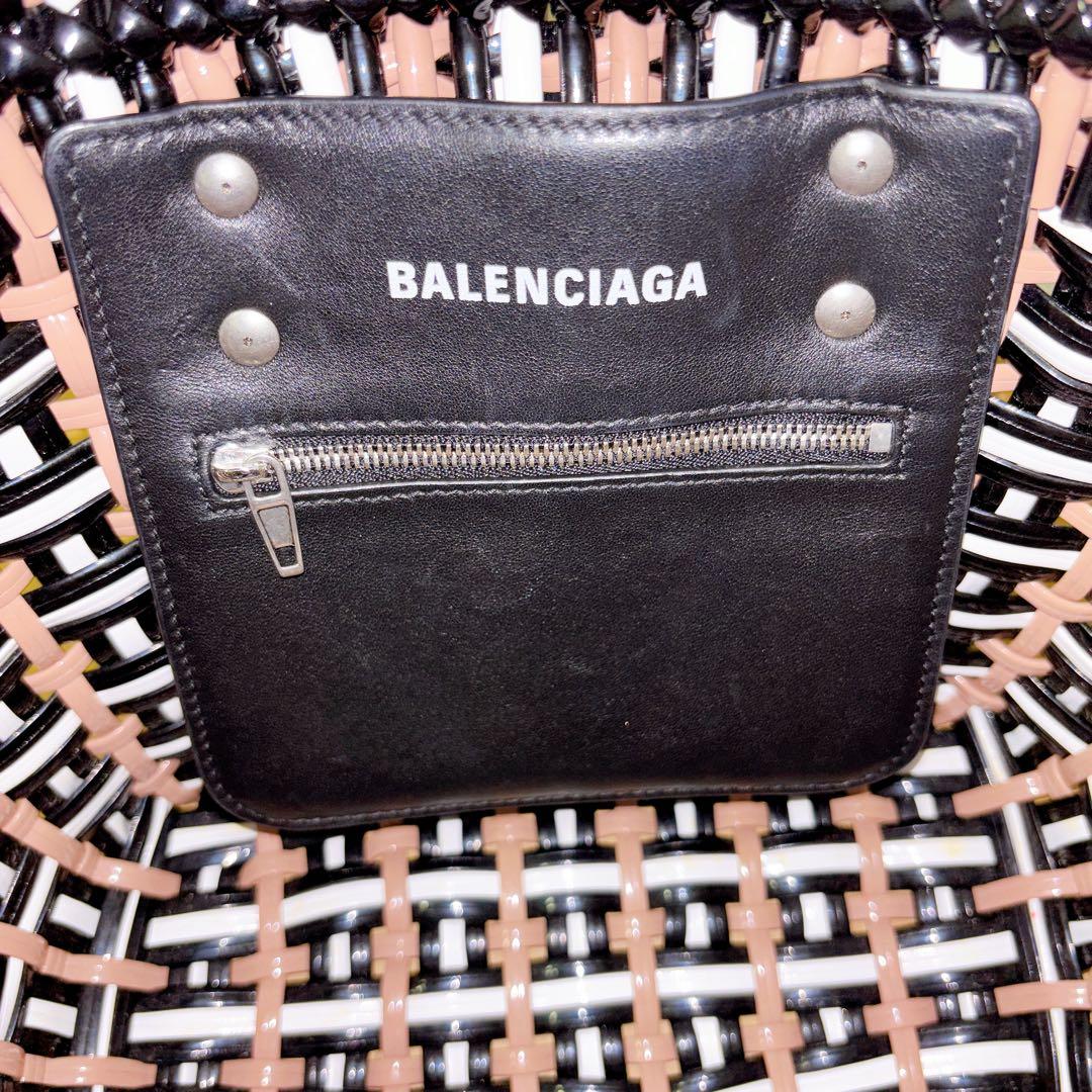 美品 BALENCIAGA バレンシアガ ビストロXS カゴバッグ　ハンドバッグ