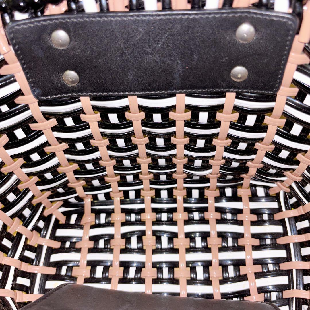 美品 BALENCIAGA バレンシアガ ビストロXS カゴバッグ　ハンドバッグ