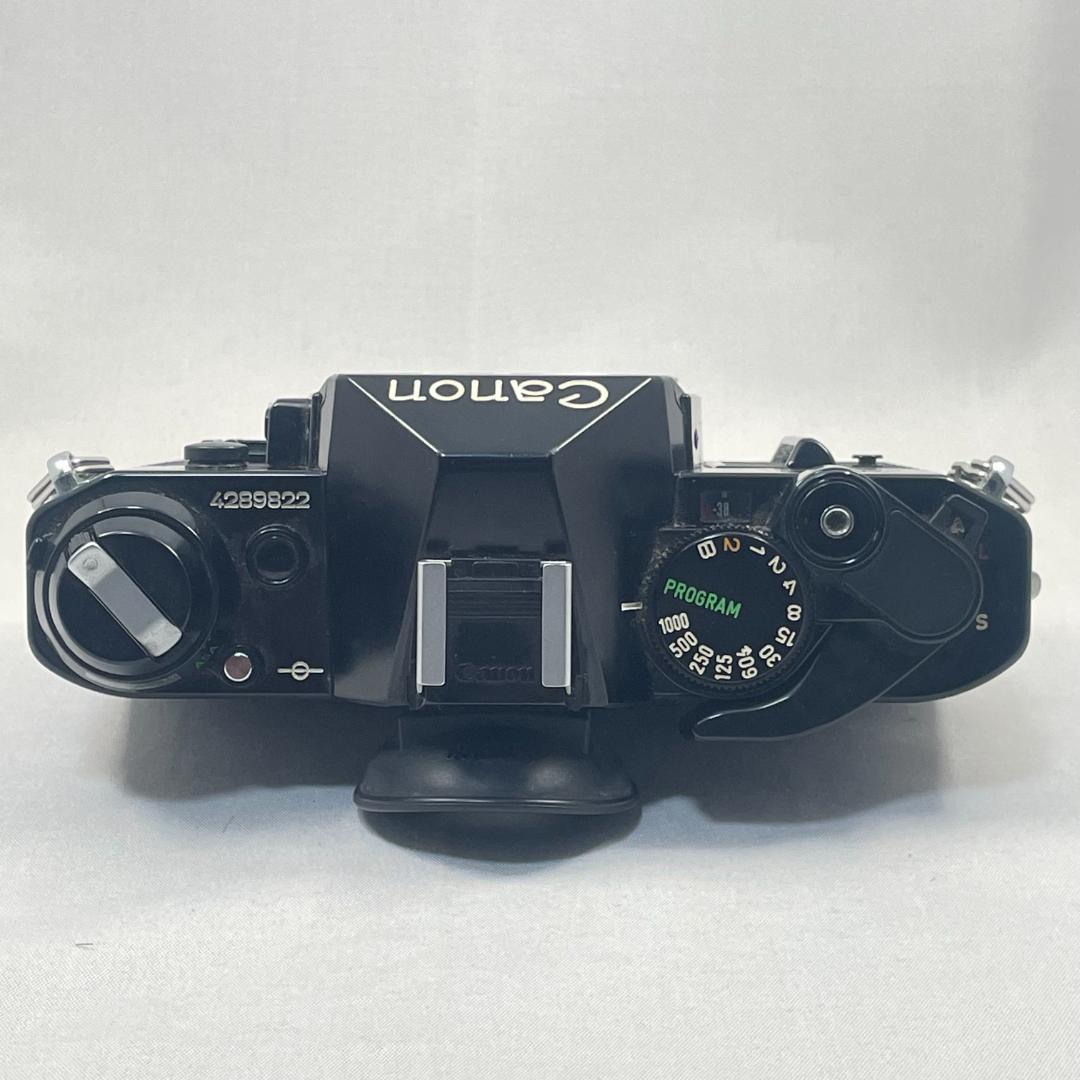 整備済 Canon AE-1 Program 黒 鳴き無 完動品 純正ストラップ