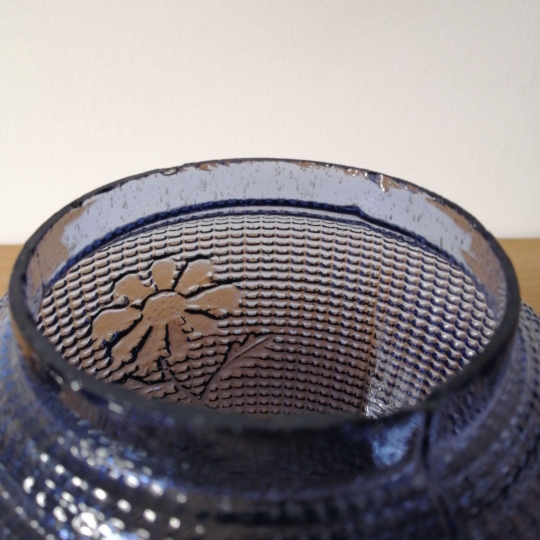 あめや瓶　ひな菊　青　飴屋瓶