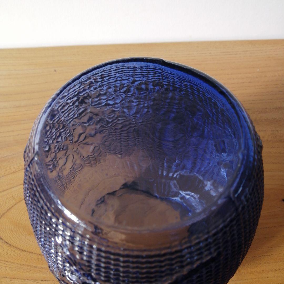 あめや瓶　ひな菊　青　飴屋瓶