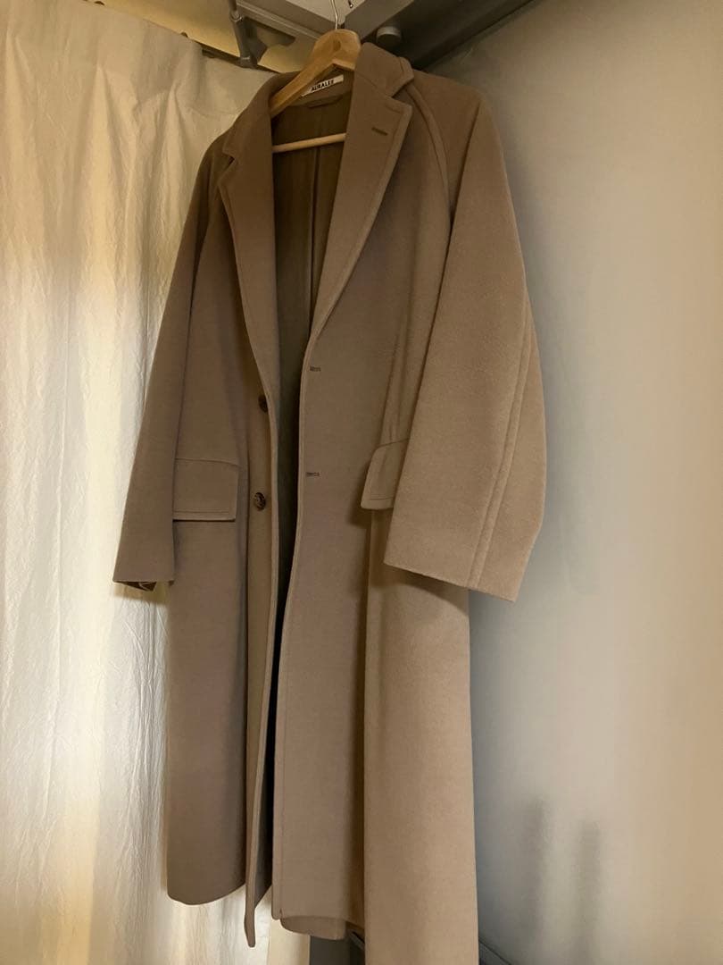 auralee オーラリー　ウールカシミヤチェスターコート　0