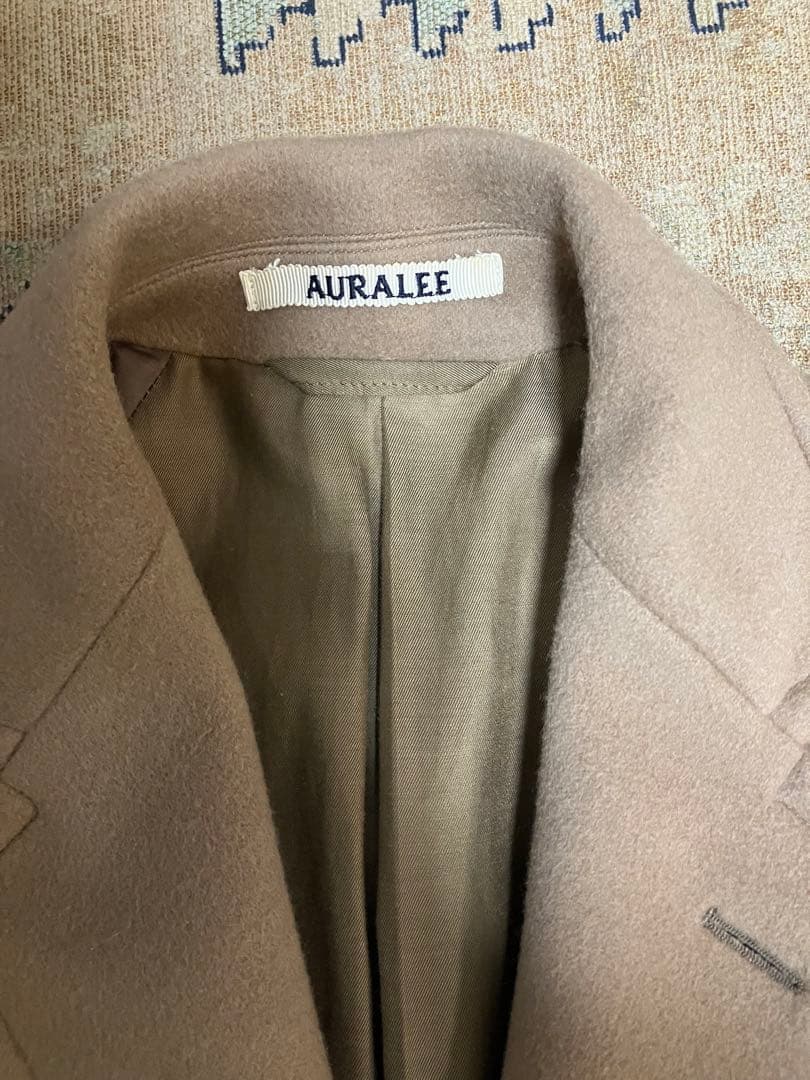 auralee オーラリー　ウールカシミヤチェスターコート　0