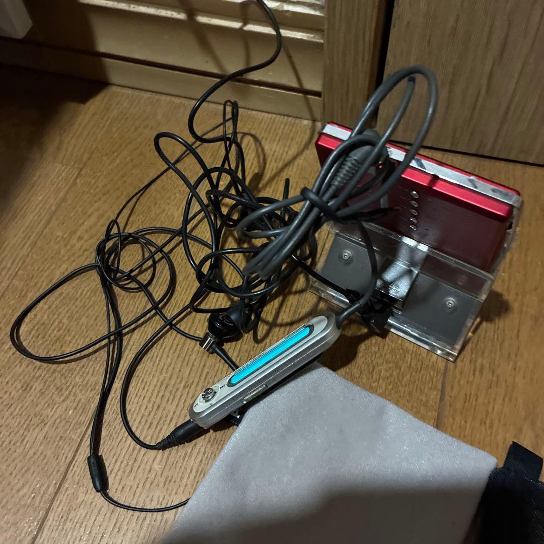 Panasonic MDプレーヤー SJ-MJ99 レッド　赤