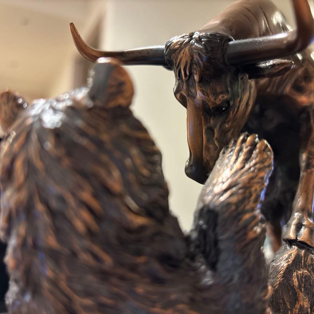 【超貴重品】ブルベア彫刻像 株式投資 米国株 日本株