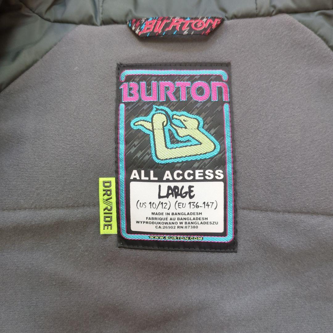 BURTON 子供用スノーボードウェア セット　Ｌ