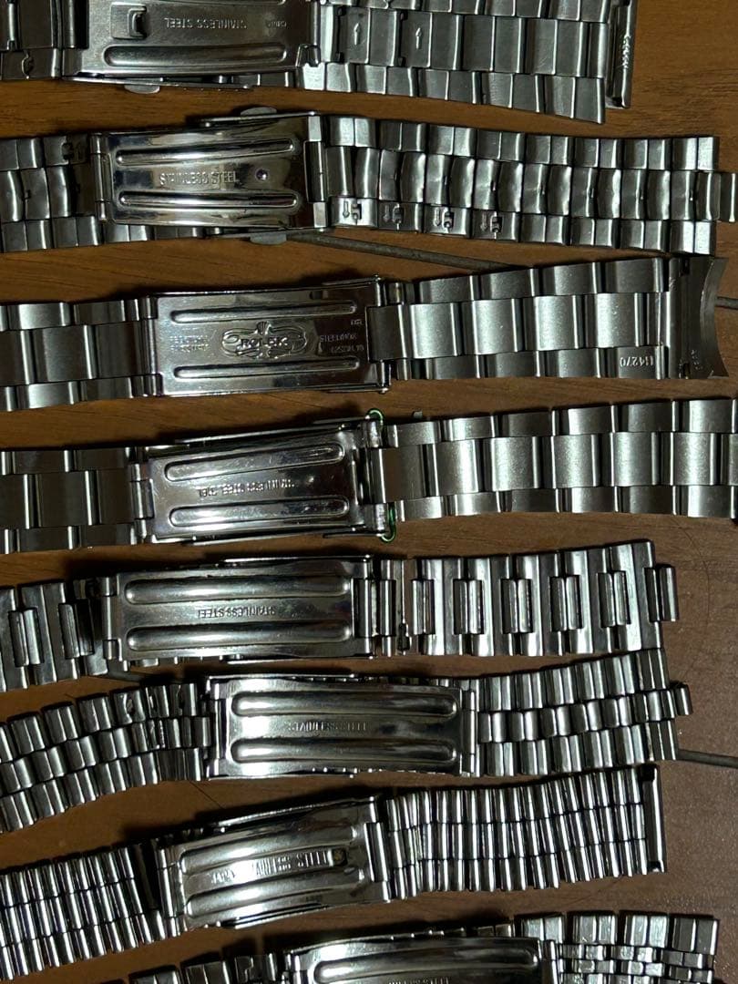 CASIO ROLEX HAMILTON メタルバンド 複数セット