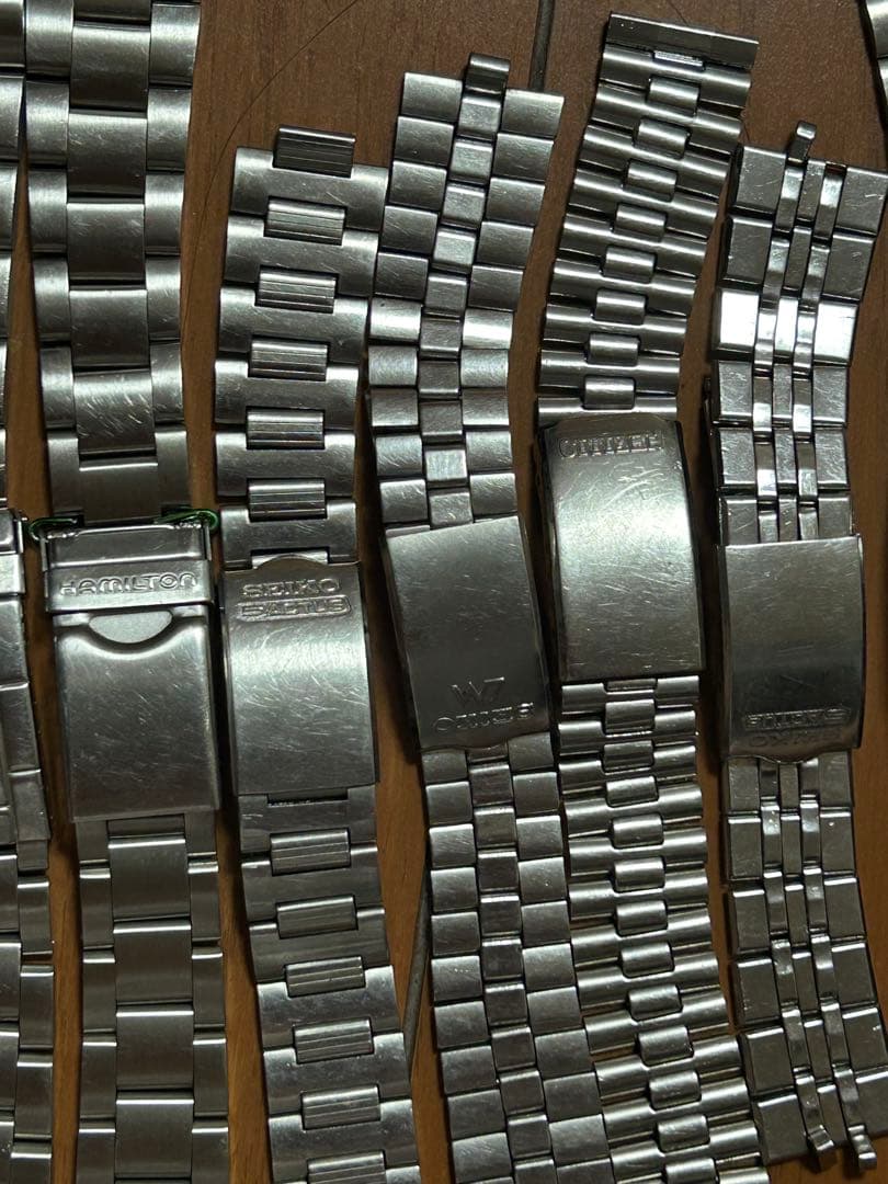 CASIO ROLEX HAMILTON メタルバンド 複数セット