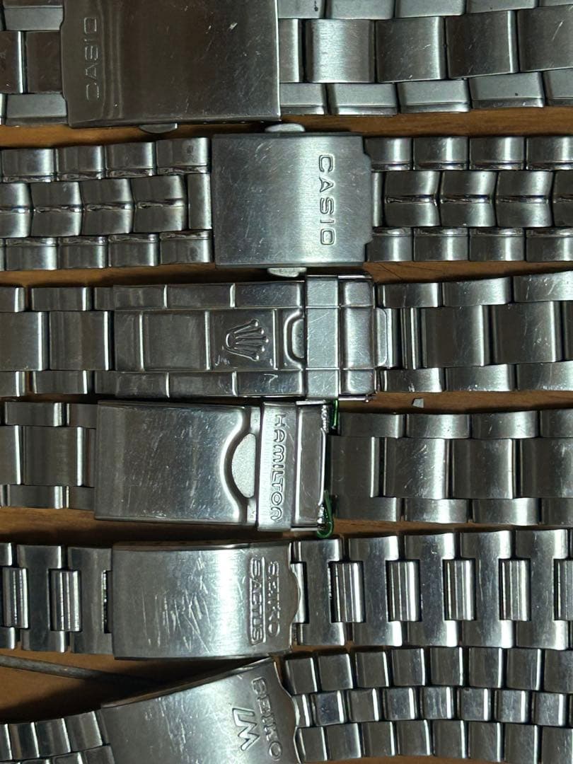 CASIO ROLEX HAMILTON メタルバンド 複数セット