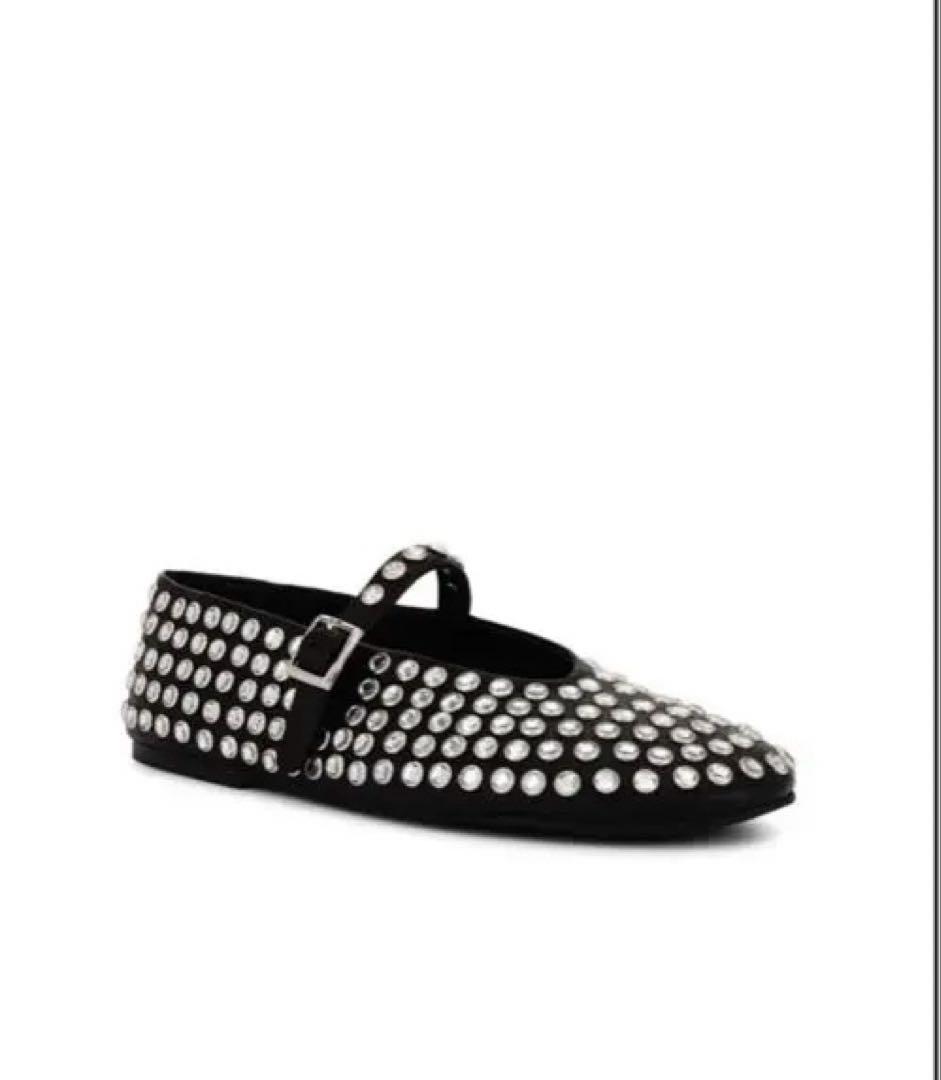 新品未使用　トニービアンコ　スタッズ　フラットシューズ