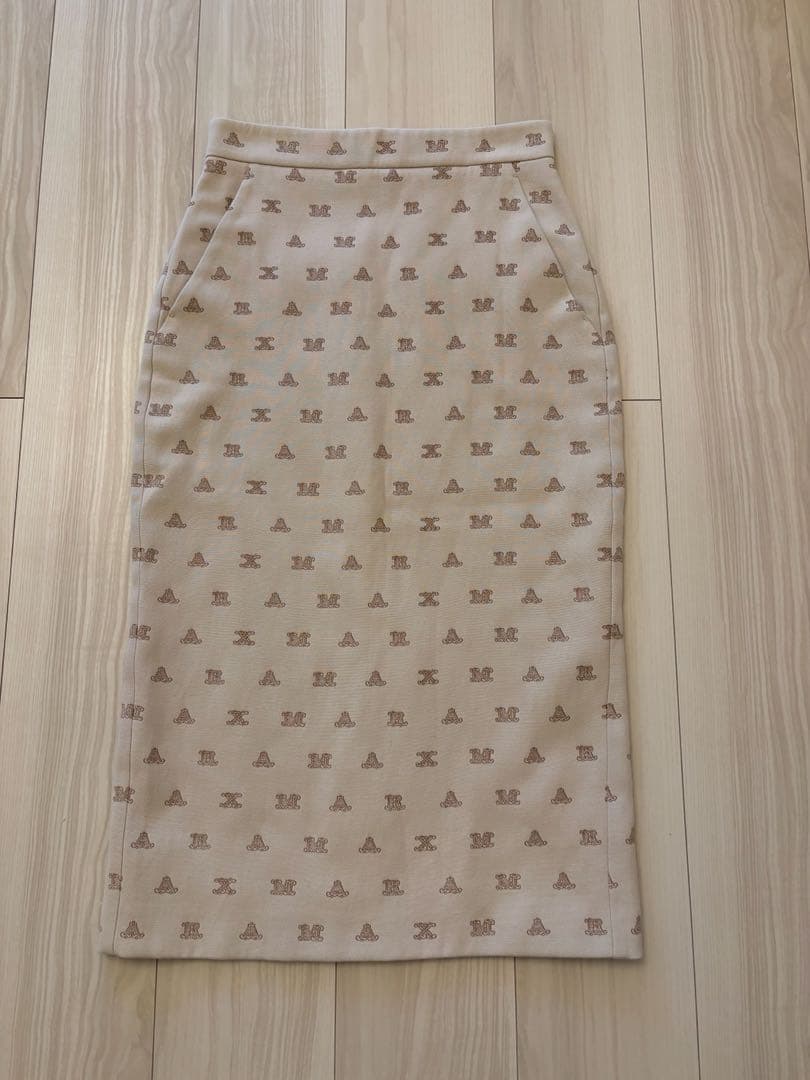 Max Mara マックスマーラ ロゴ スカート