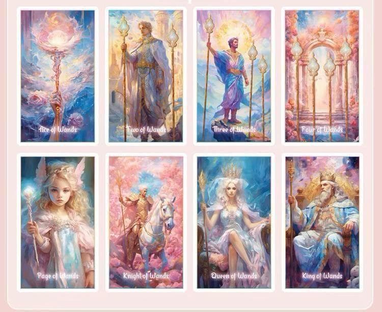 【正規品タロットカード】淡い色彩基調の美麗イラスト✨ファンタジー世界のタロット