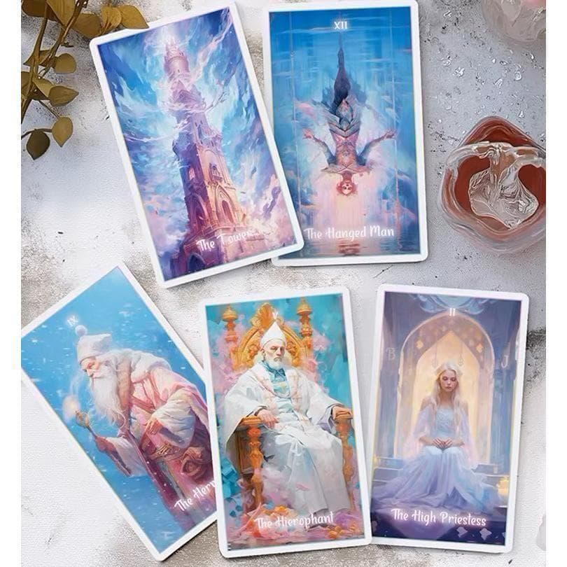 【正規品タロットカード】淡い色彩基調の美麗イラスト✨ファンタジー世界のタロット