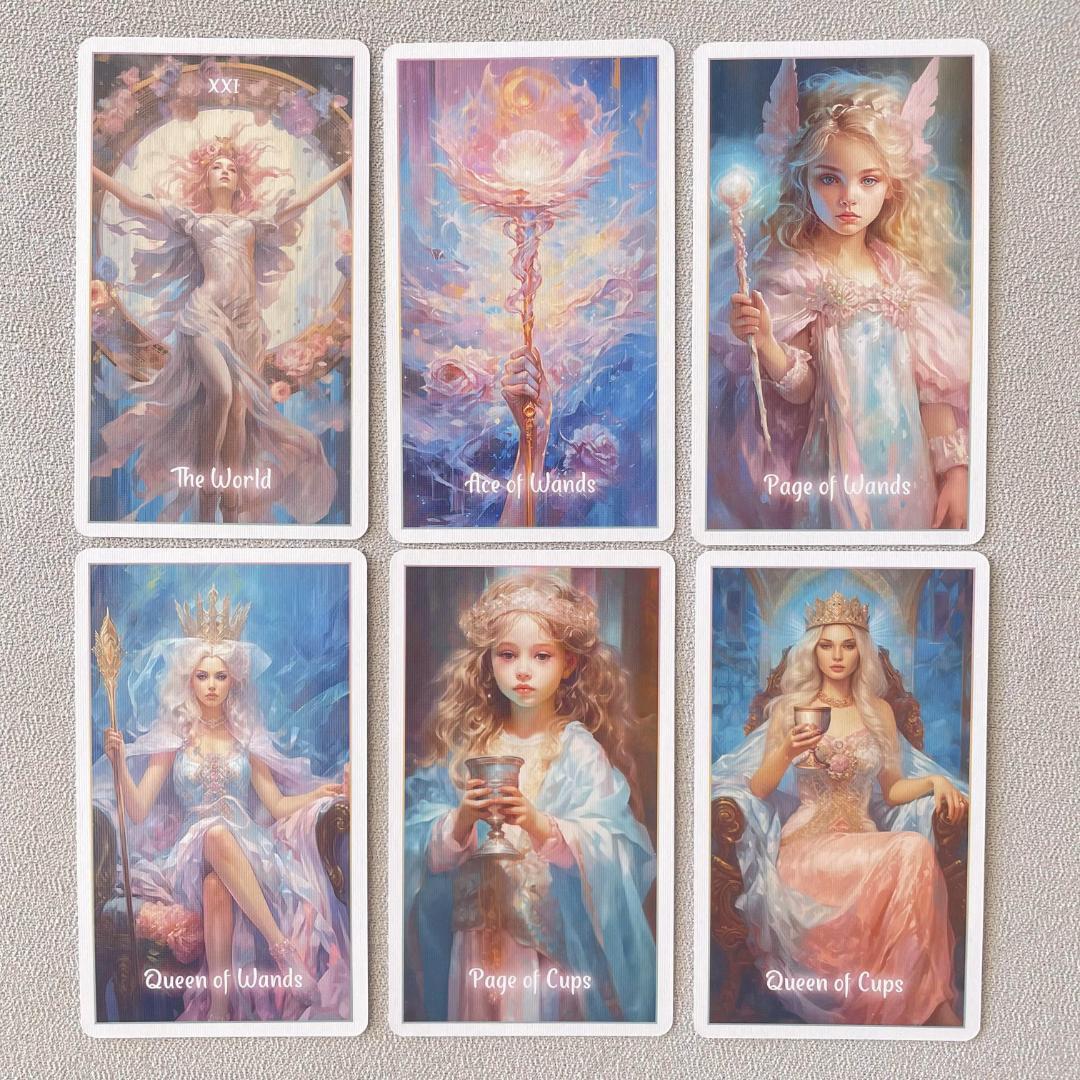 【正規品タロットカード】淡い色彩基調の美麗イラスト✨ファンタジー世界のタロット