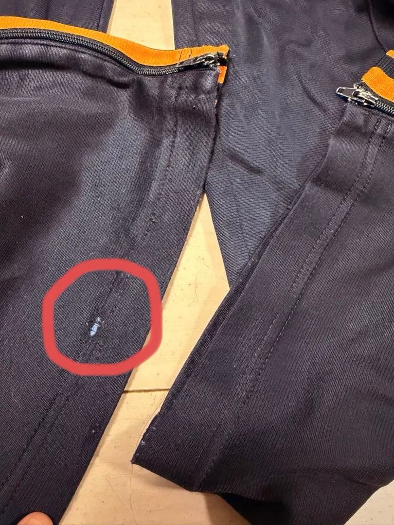 adidas トラックジャケット　ネイビー　オレンジ　セットアップ　ATP復刻