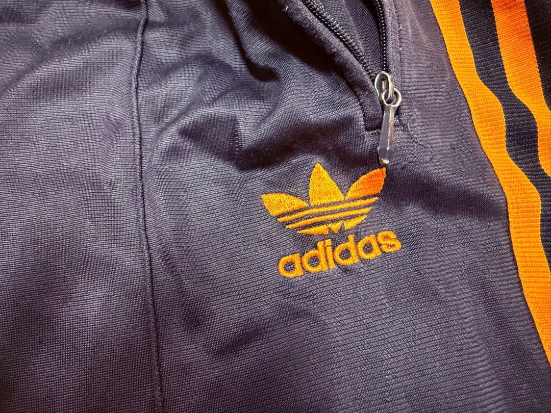 adidas トラックジャケット　ネイビー　オレンジ　セットアップ　ATP復刻