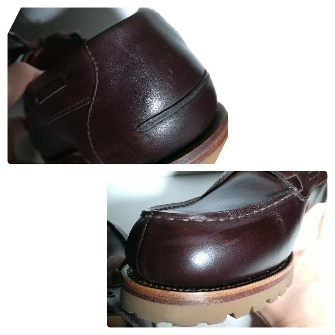 c0567 未使用に近い JMウエストン 690 ヨット 5/D 茶 ブラウン