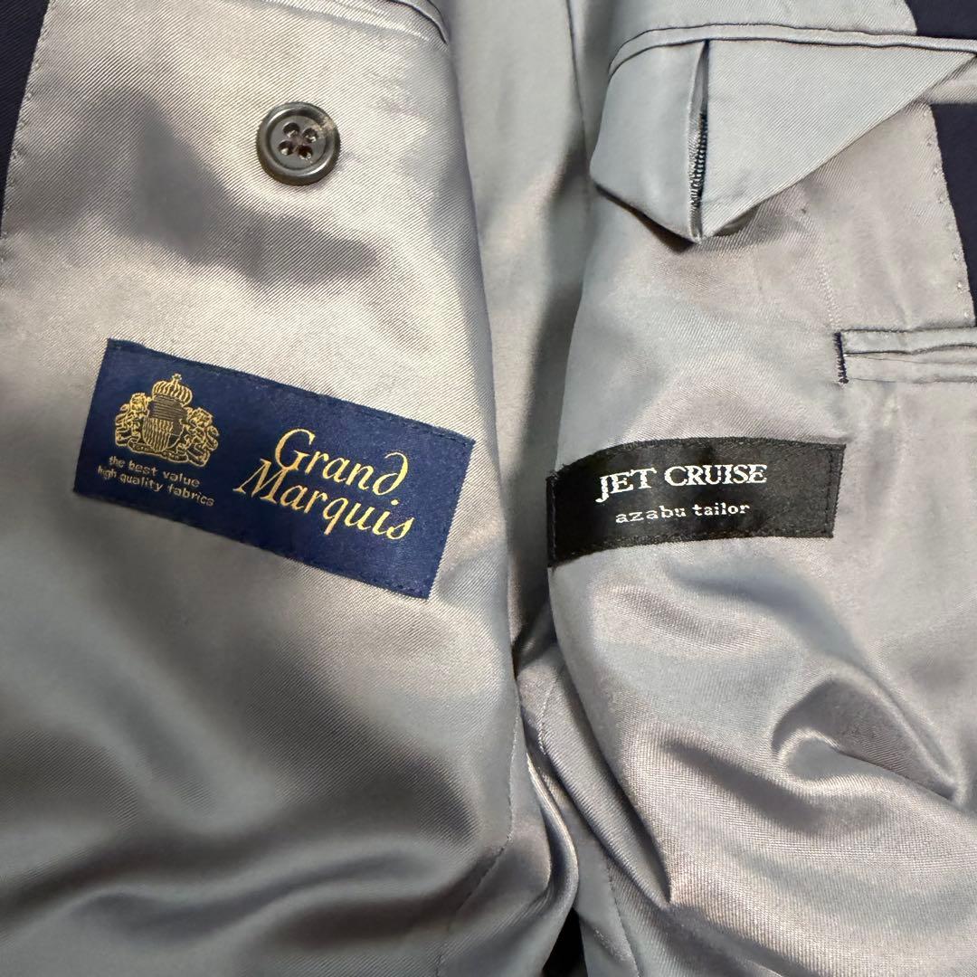 美品Lサイズ相当　麻布テーラー　グランドマーキースーツ　セットアップ　3ピース