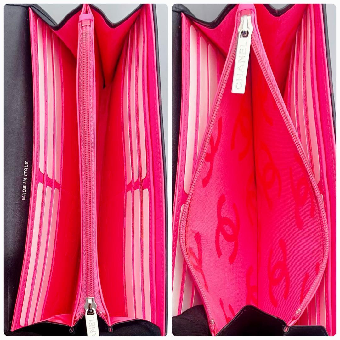 即決フォロー割！シャネル カンボンライン マトラッセ 財布正規保証2824.