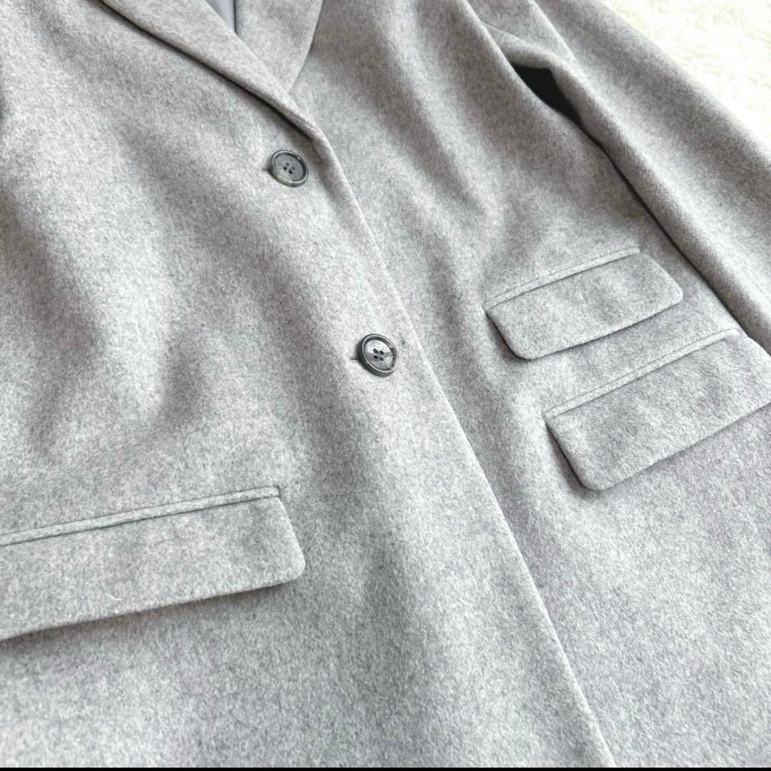 美品✨セオリーリュクス チェスターコート ウール グレー 36 S