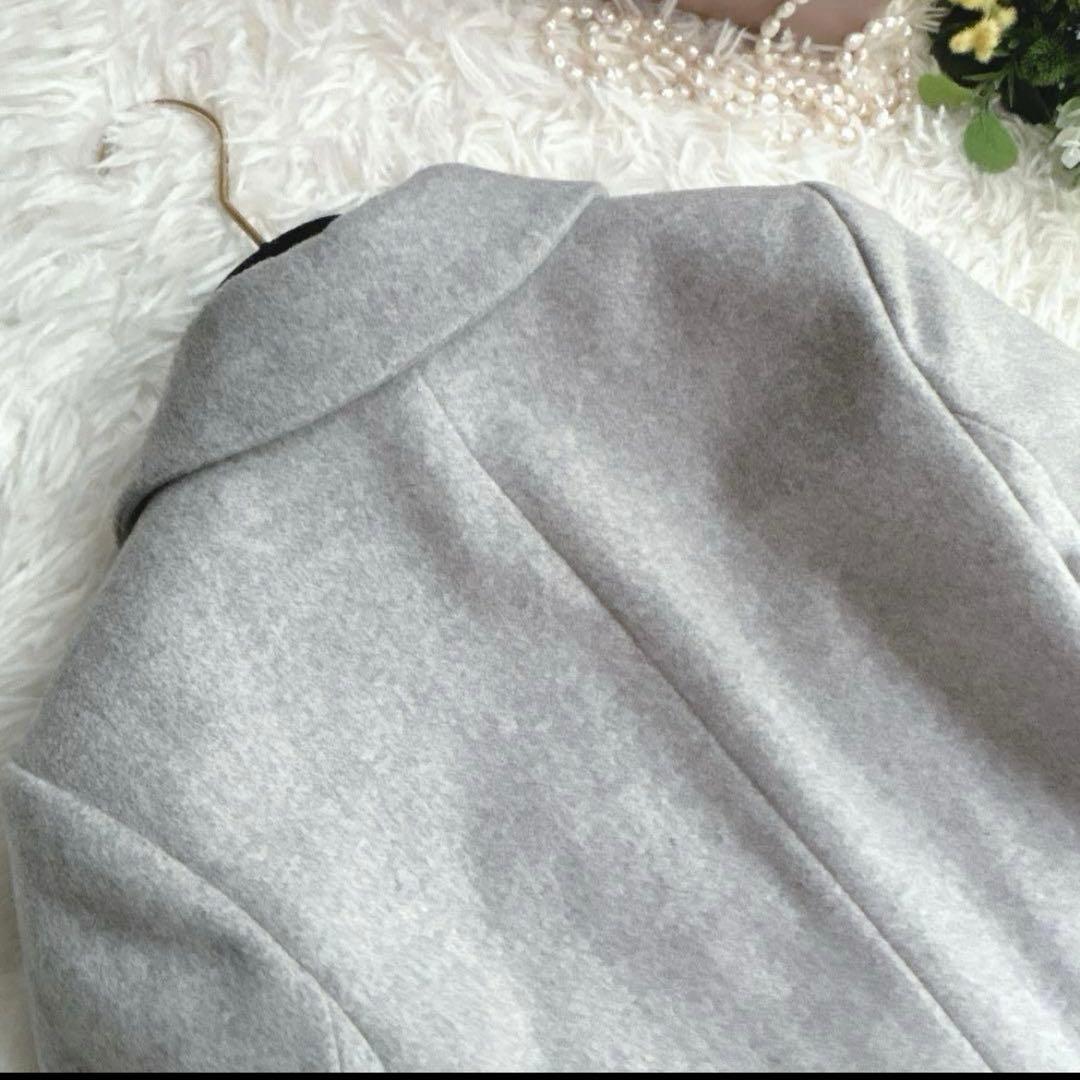 美品✨セオリーリュクス チェスターコート ウール グレー 36 S