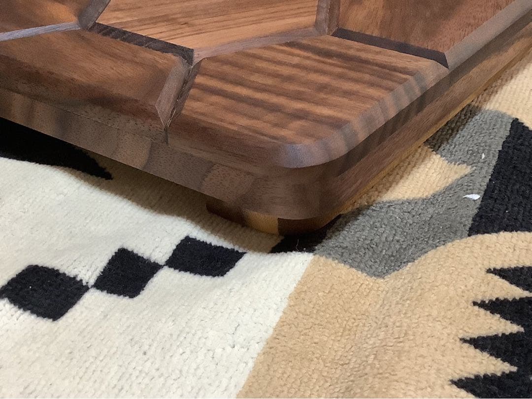 しげオーダー品　シェルコン50天板ヘキサゴン141 ウォールナット