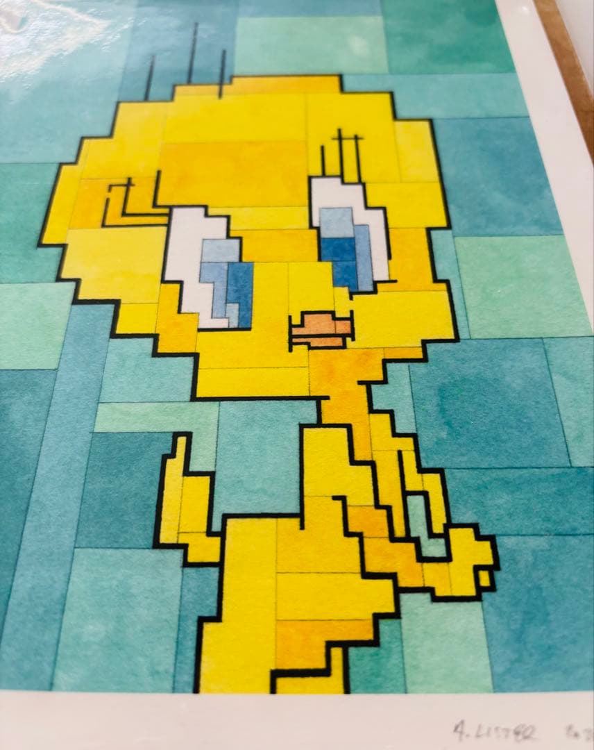 ADAM LISTER アダムリスター 版画 　Tweety トゥイーティー