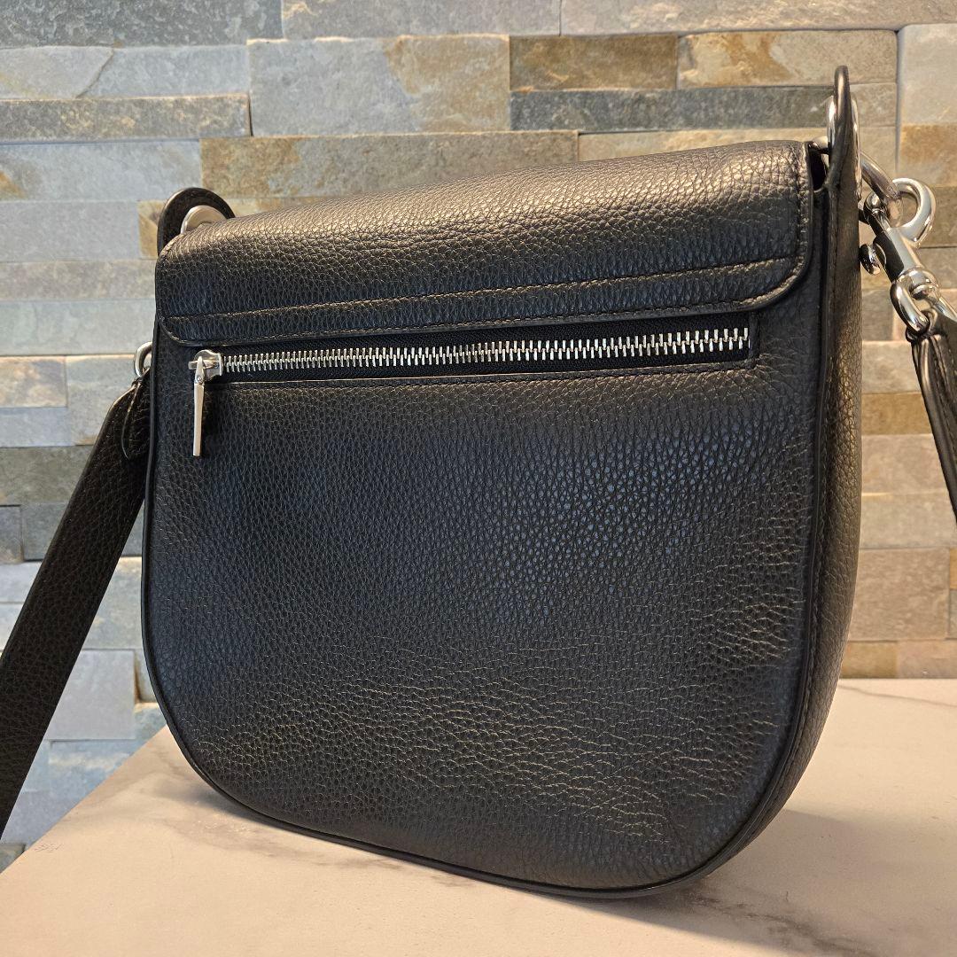 美品　COACH コーチ　ショルダーバッグ　レザー　クリオ　ブラック