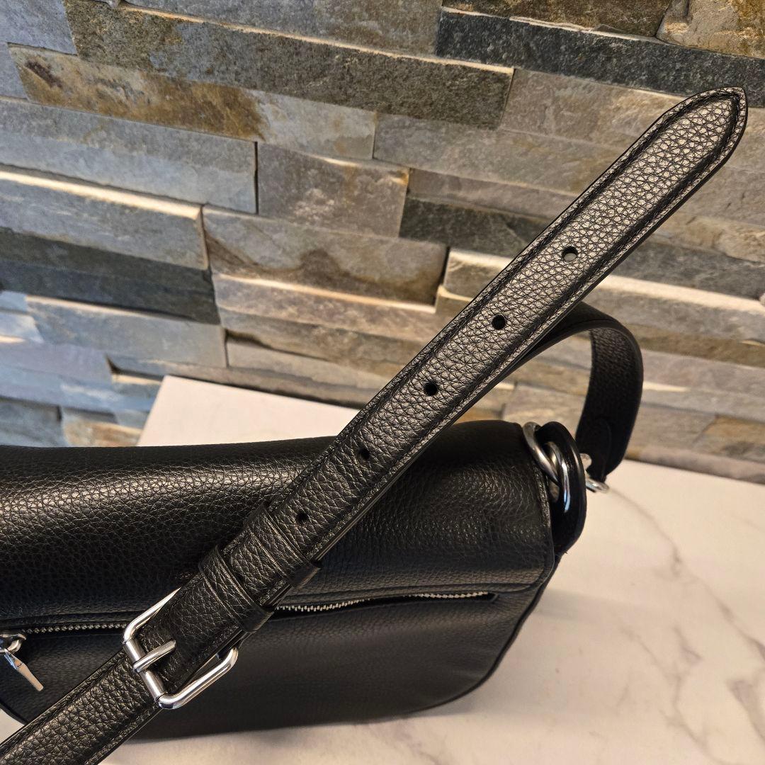 美品　COACH コーチ　ショルダーバッグ　レザー　クリオ　ブラック