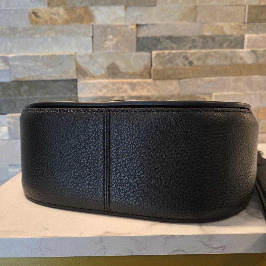 美品　COACH コーチ　ショルダーバッグ　レザー　クリオ　ブラック