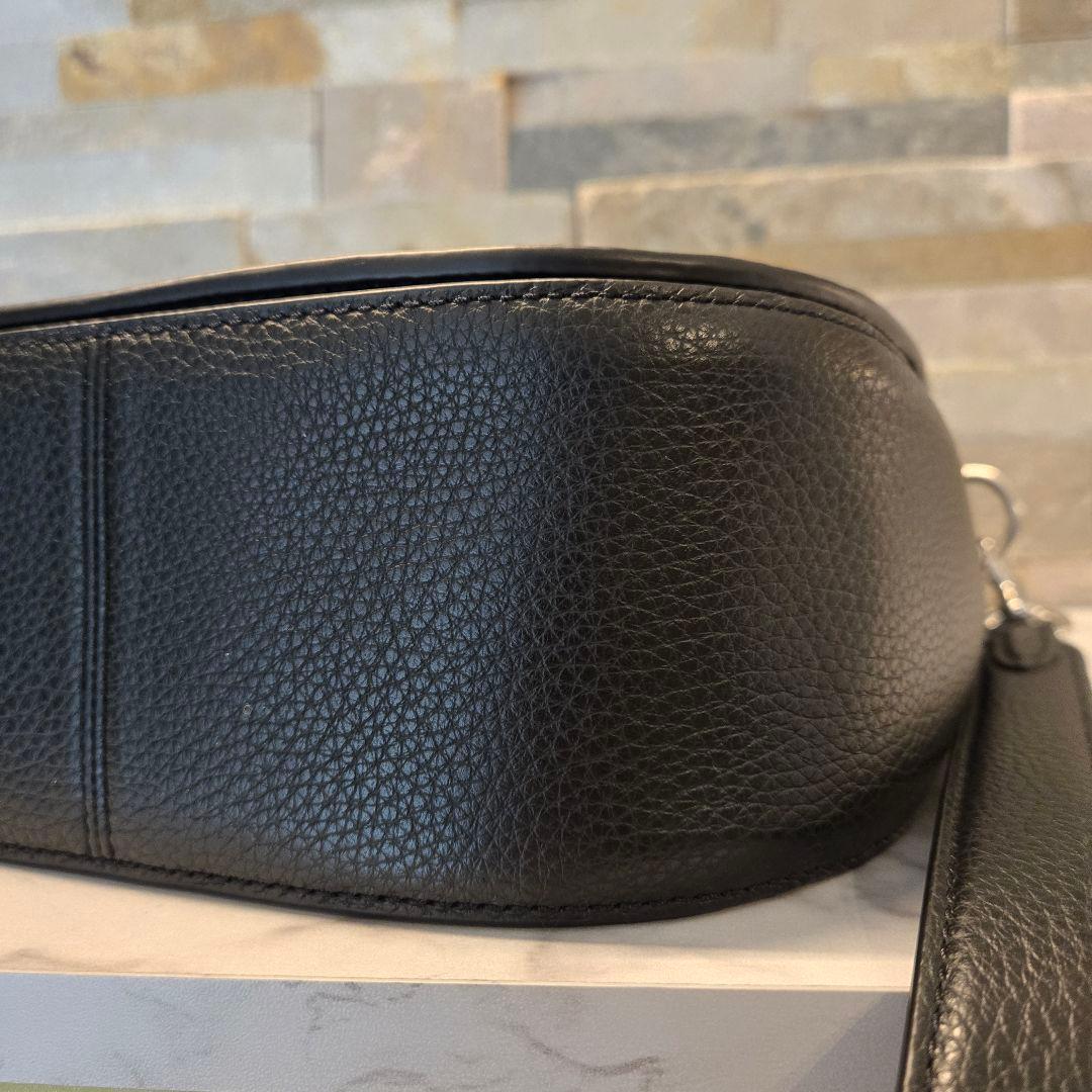 美品　COACH コーチ　ショルダーバッグ　レザー　クリオ　ブラック