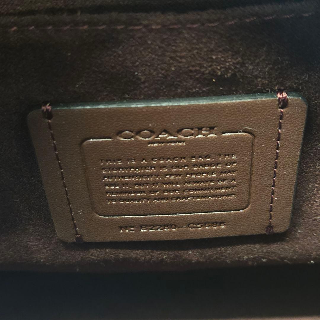 美品　COACH コーチ　ショルダーバッグ　レザー　クリオ　ブラック