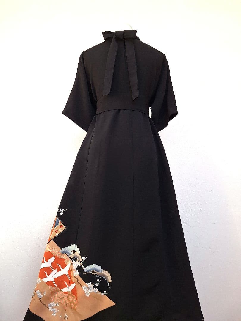 着物リメイクワンピース3650