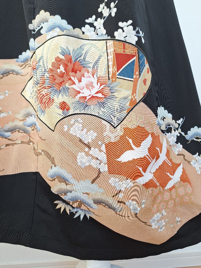 着物リメイクワンピース3650