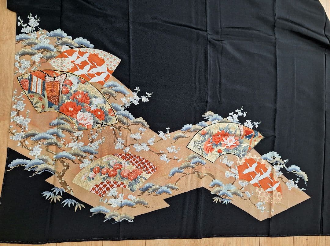 着物リメイクワンピース3650