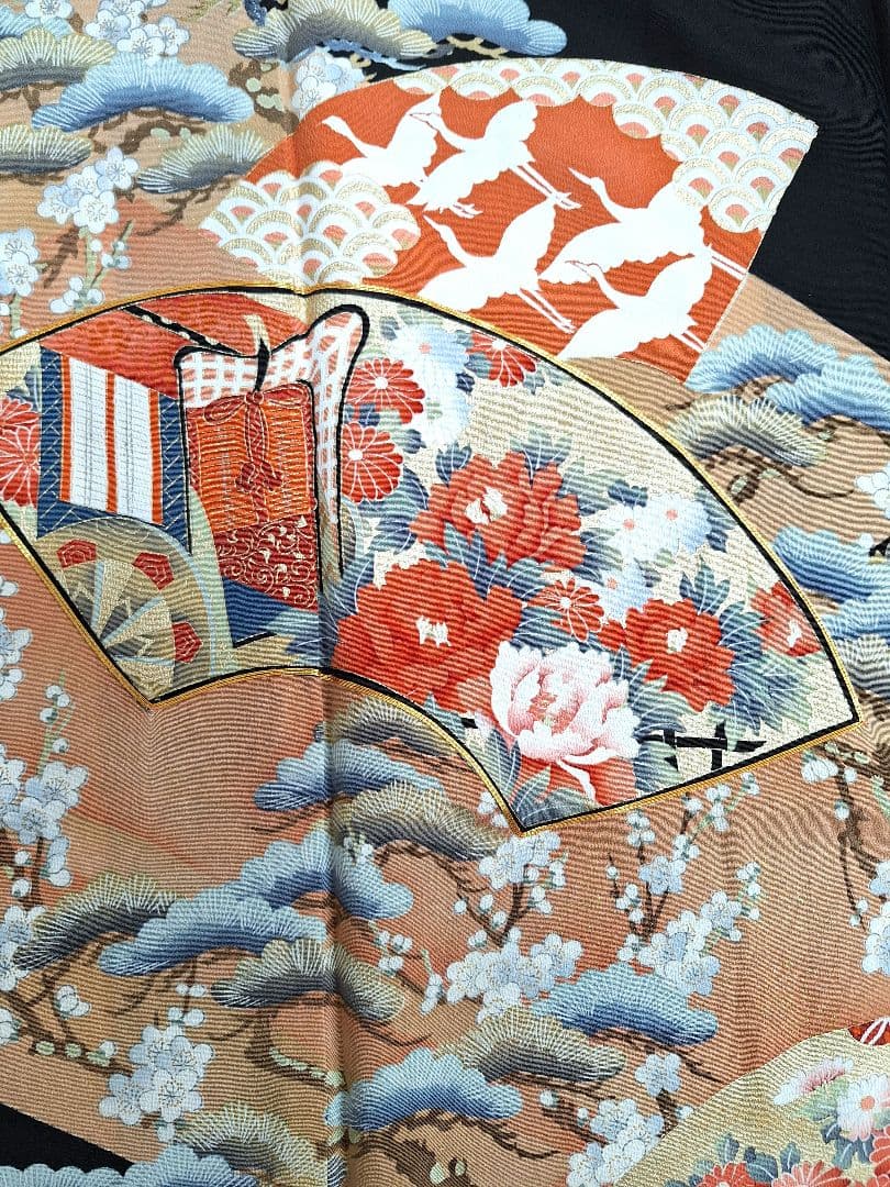 着物リメイクワンピース3650