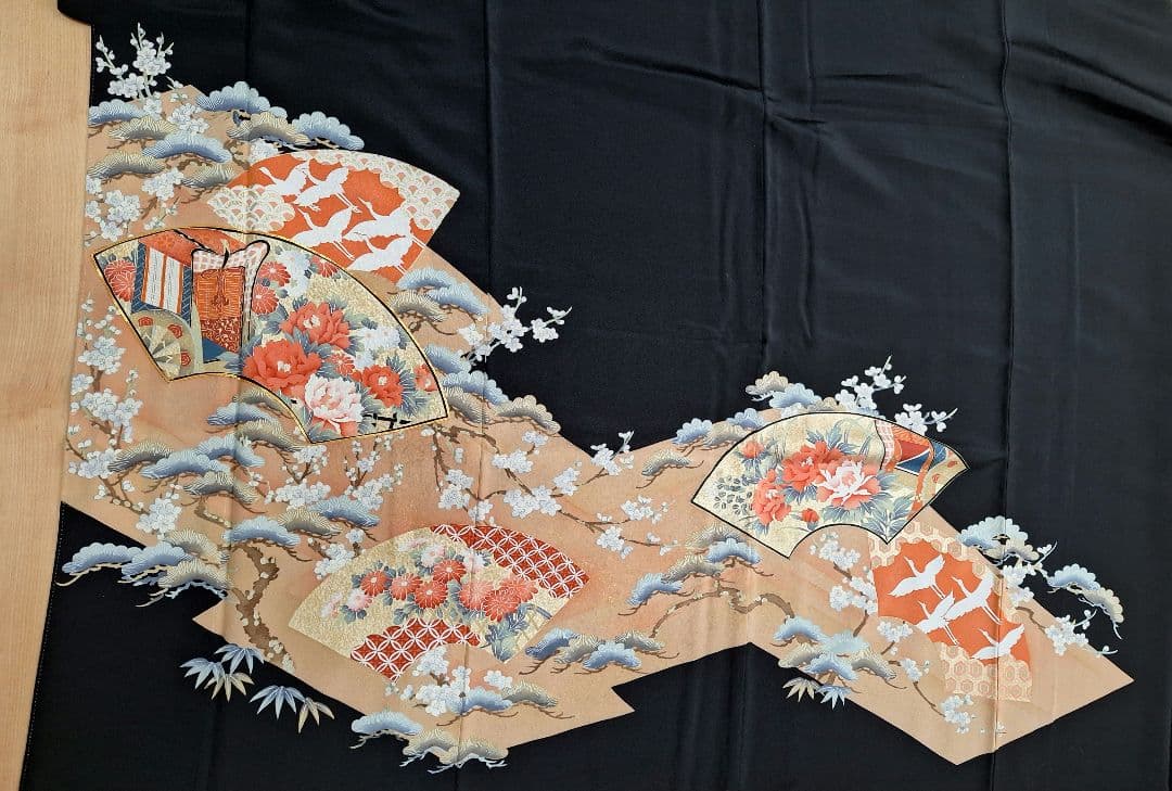 着物リメイクワンピース3650