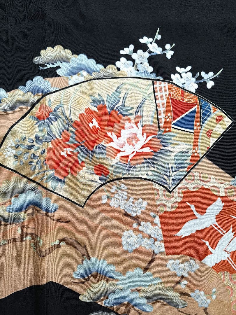 着物リメイクワンピース3650