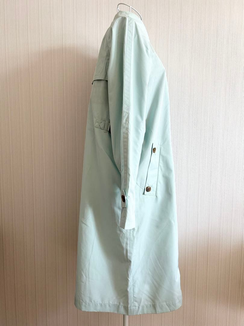 Aquascutum アクアスキュータム SORELAタフタ ステンカラーコート