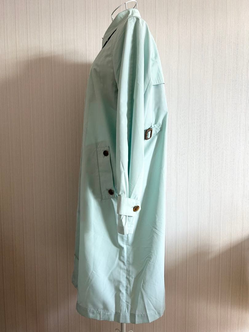 Aquascutum アクアスキュータム SORELAタフタ ステンカラーコート