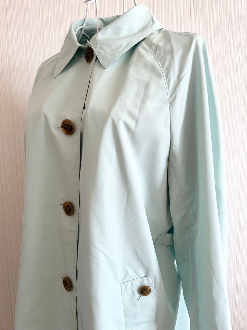 Aquascutum アクアスキュータム SORELAタフタ ステンカラーコート