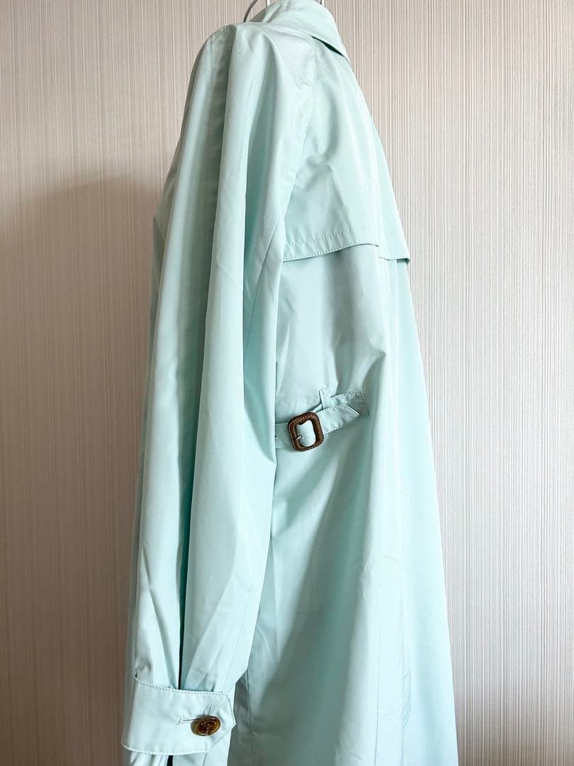 Aquascutum アクアスキュータム SORELAタフタ ステンカラーコート