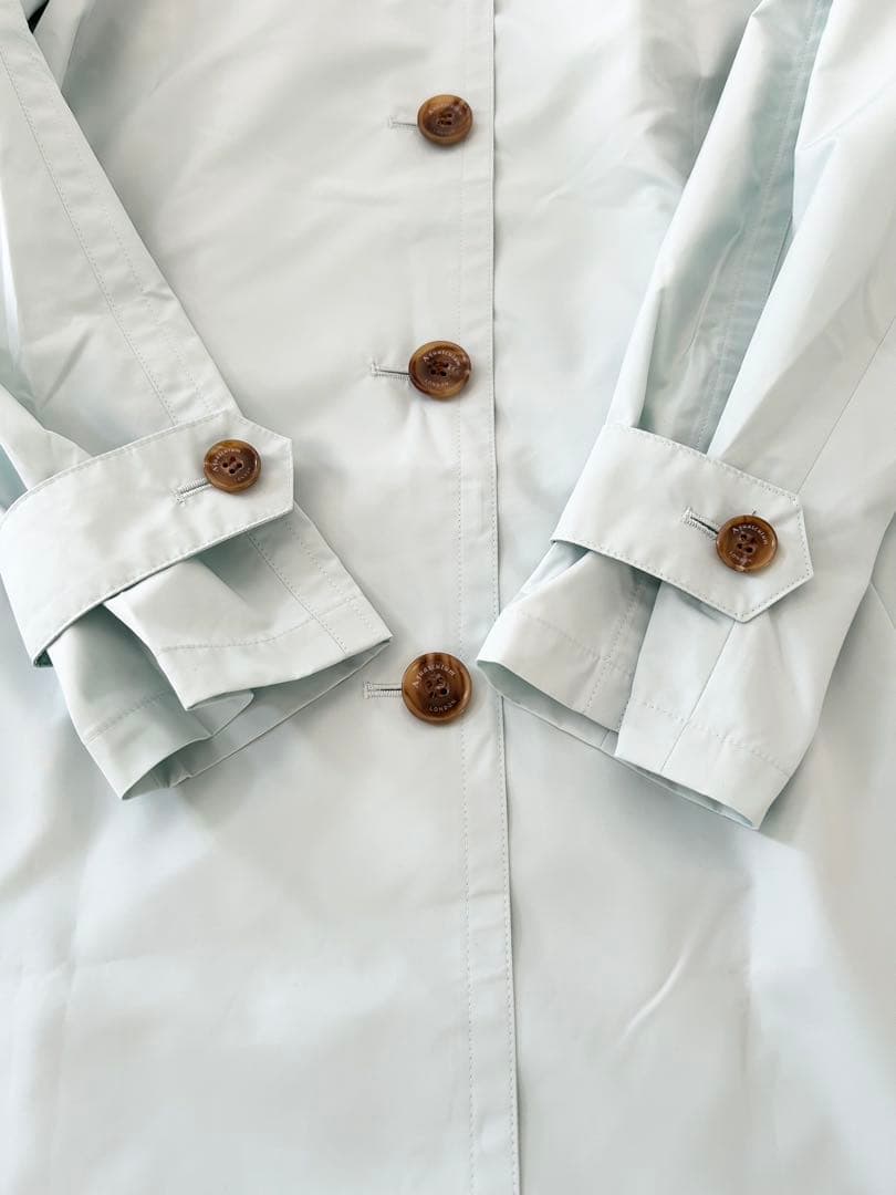 Aquascutum アクアスキュータム SORELAタフタ ステンカラーコート