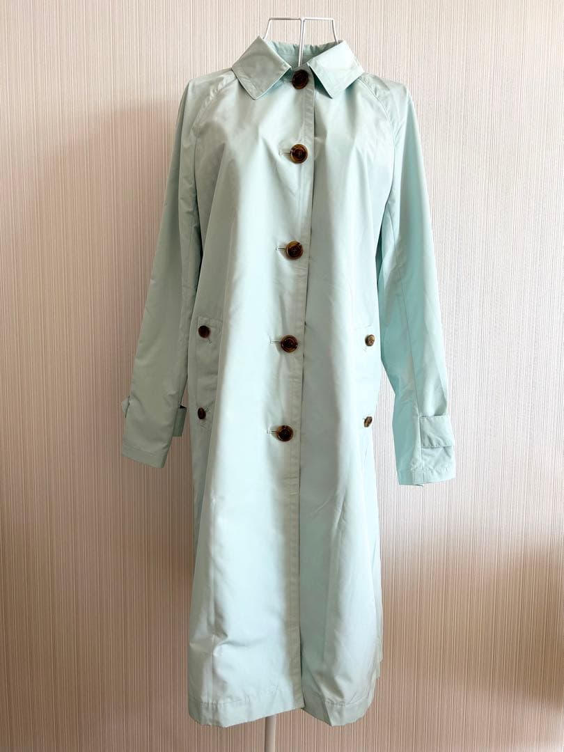 Aquascutum アクアスキュータム SORELAタフタ ステンカラーコート