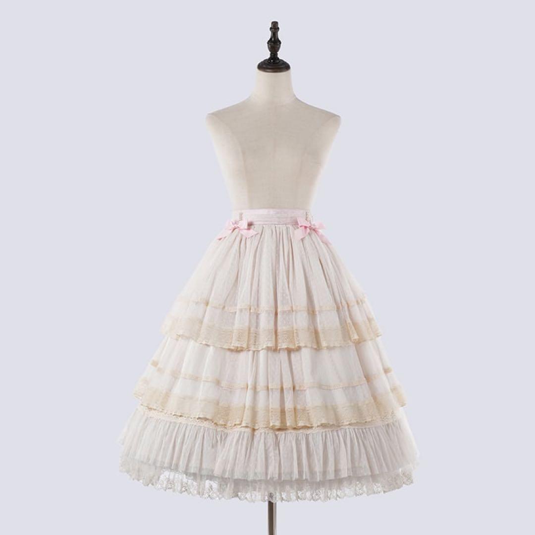 星箱worksリボンミルフィーユ ブラウス スカート